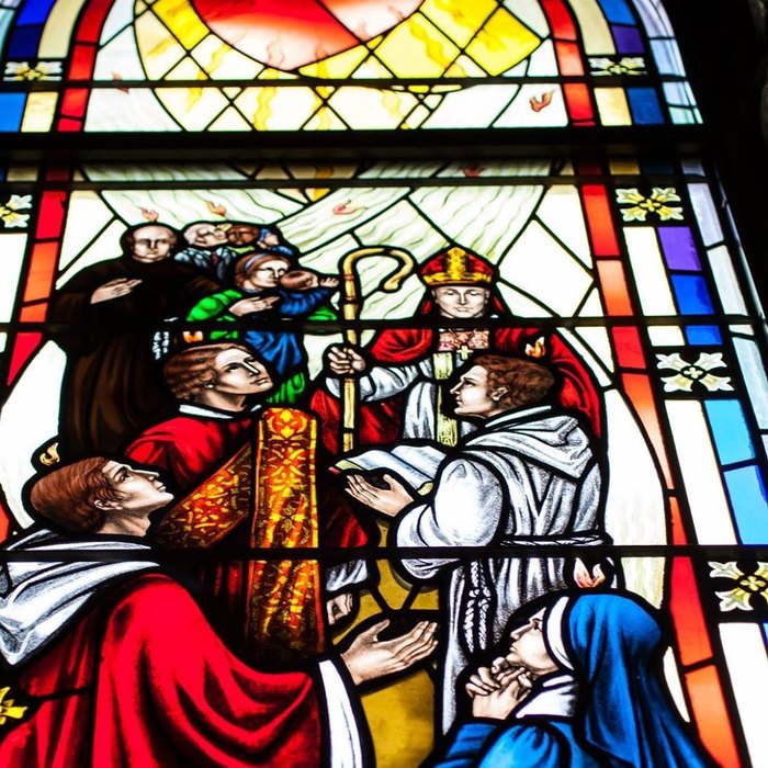 Grace Episcopal Stained Glass Window North Carolina