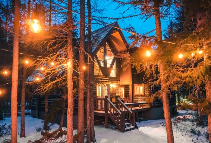 This Secluded Montana Cabin Will Make Winter Your Favorite Season