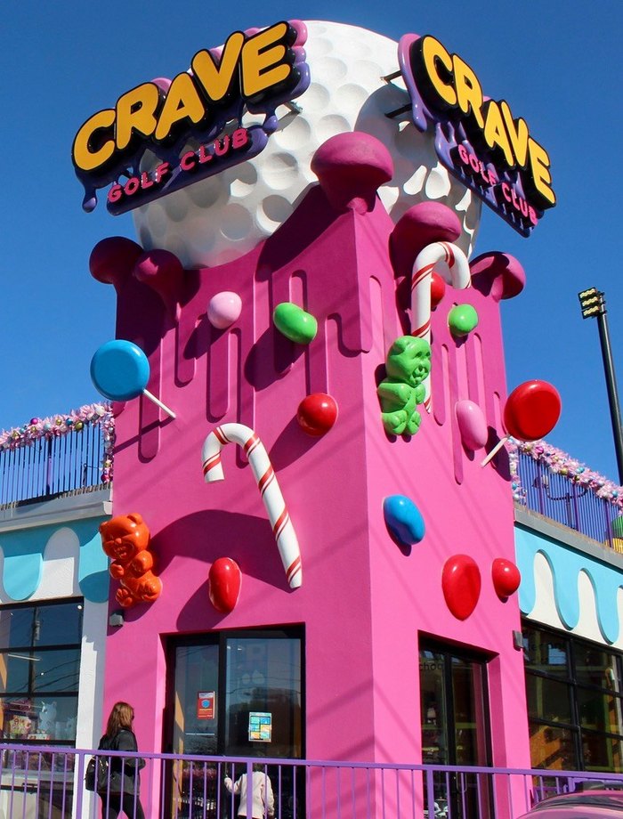 Crave Golf Club In An Eccentric Mini-Golf Course In Tennessee