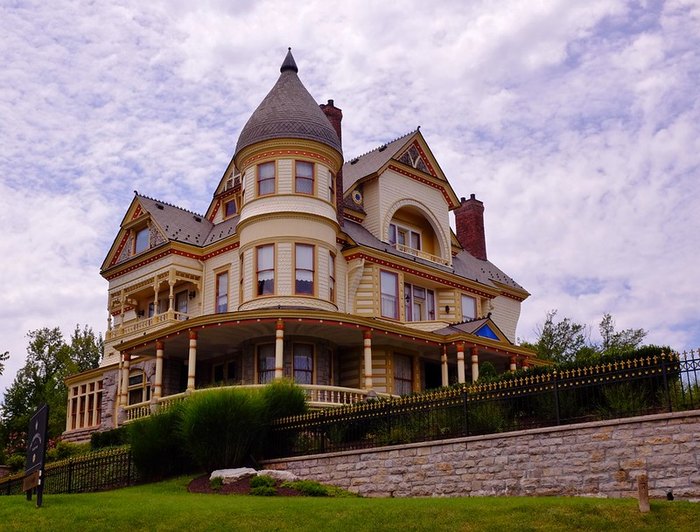 Victorian mansion in Eureka Springs, Arkansas