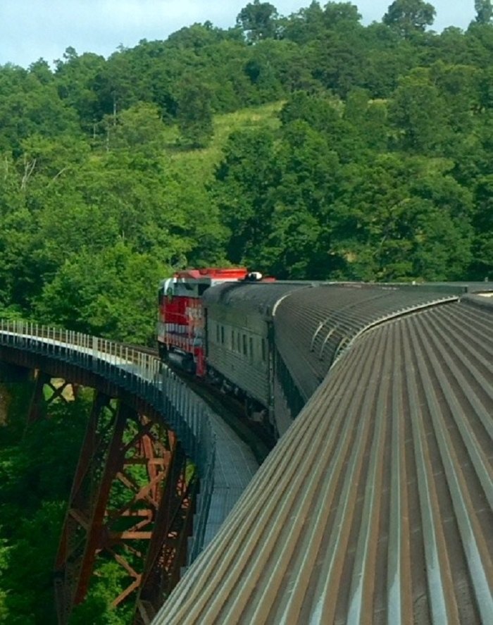 The Branson Scenic Railway In Missouri Offers Breathtaking Views