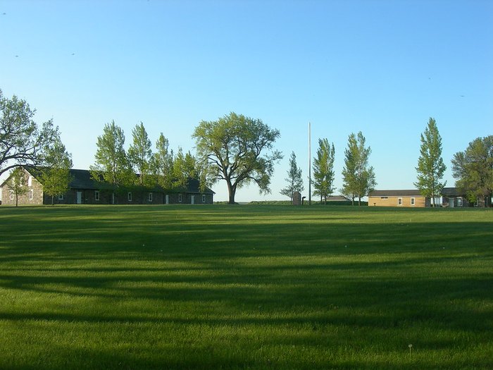 a field at Fort Sisseton in South Dakota