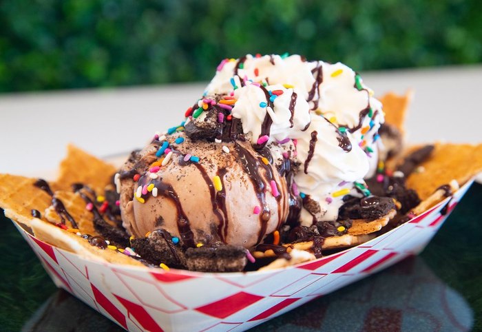 Cosmic Ice Cream Co. - Spice up your hump day with a Scoop Donut Ice Cream  Sandwich 🤤 Enjoy a glazed donut from @rileysdonuts stuffed with one scoop  of your choice. Come