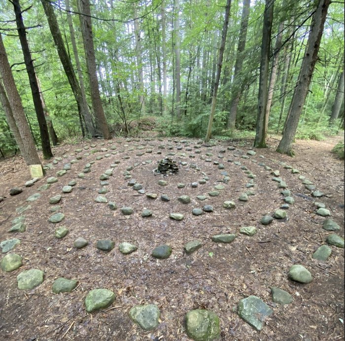 Visit The Stone Labyrinth Hiding In Massachusetts' Amethyst Brook Forest