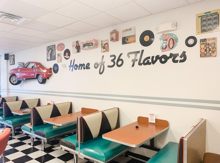50s ice cream parlor