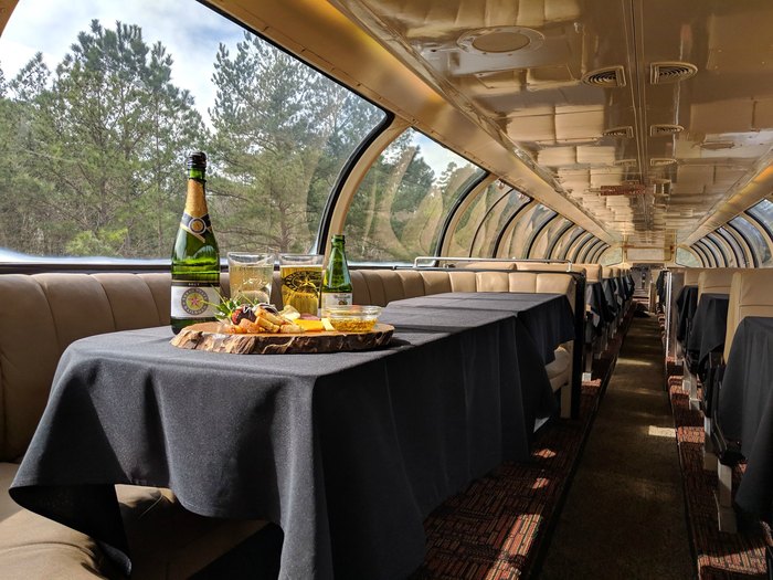 wine tour on a train