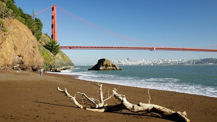 Kirby Cove Is A Campground In Northern California With Golden Gate Views