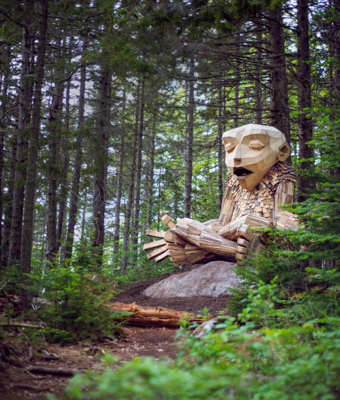 There Are Giant Trolls Hiding At The Coastal Maine Botanical Gardens