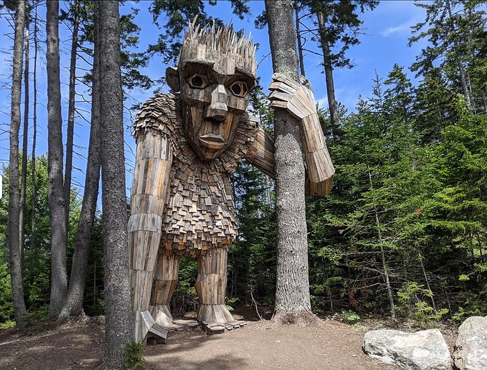 There Are Giant Trolls Hiding At The Coastal Maine Botanical Gardens