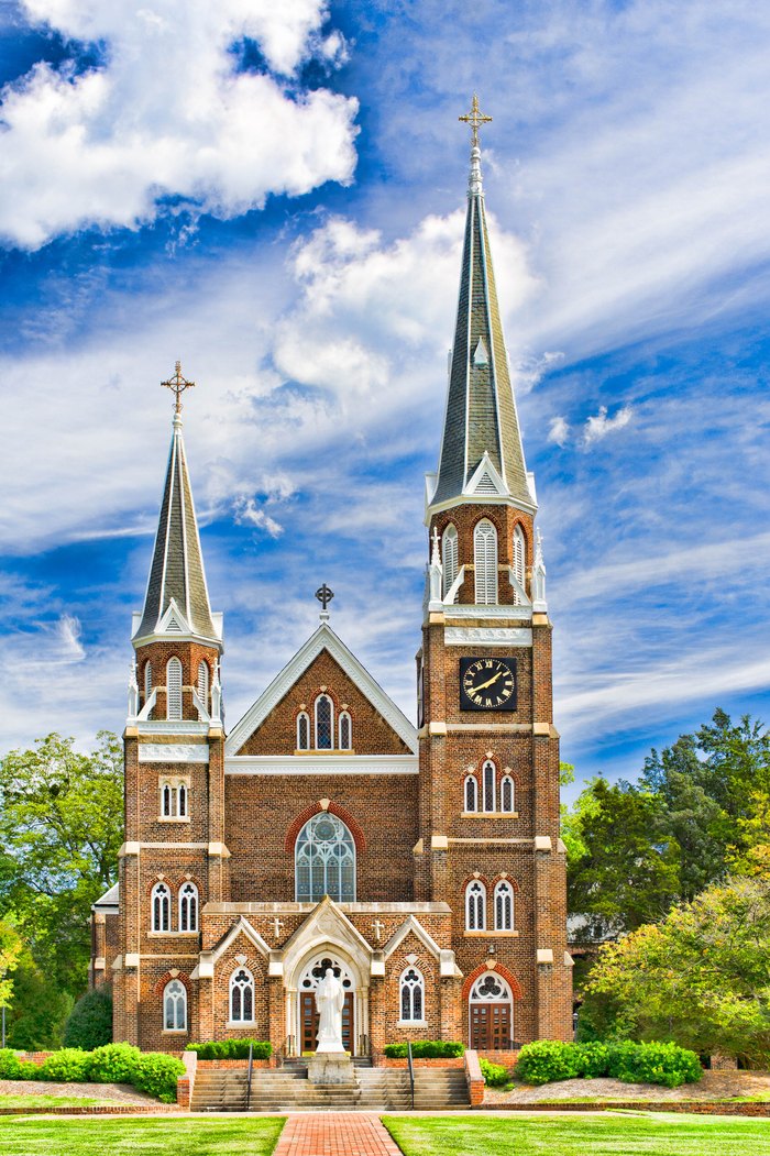 Visit Belmont Abbey, a Catholic Basilica And Monastery In North Carolina