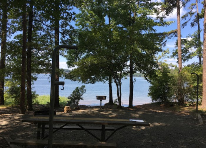 One Of The Best Lake Campgrounds In North Carolina: Badin Lake