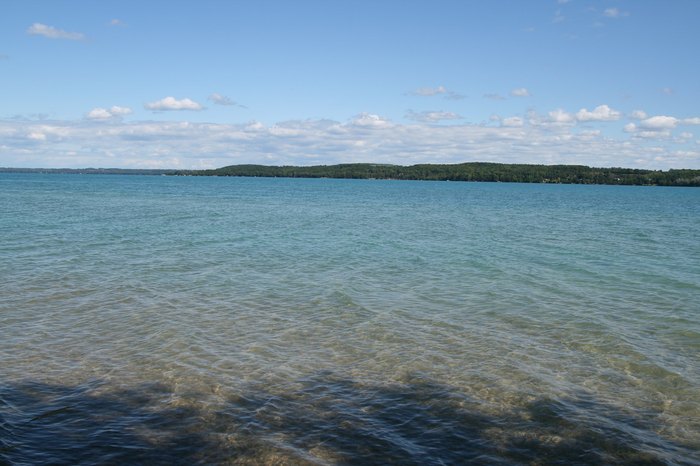 Elk Lake Is One Of The Clearest Lakes In Michigan