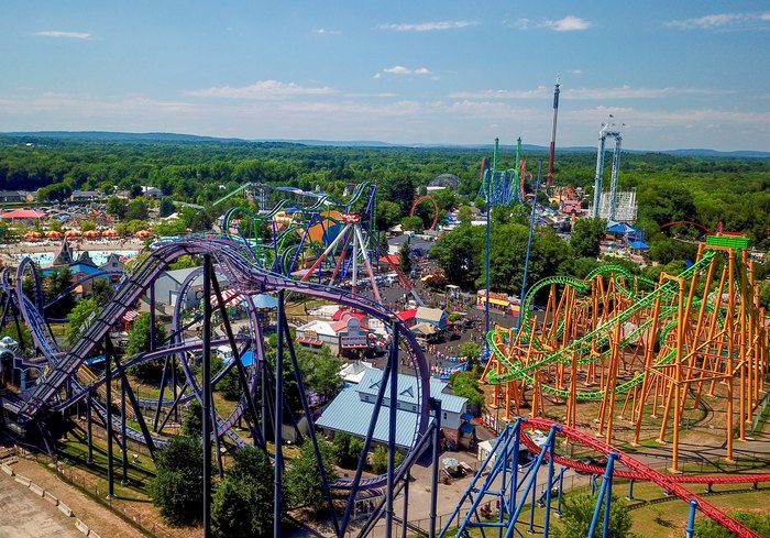 Six Flags New England Is Both A Water And Amusement Park