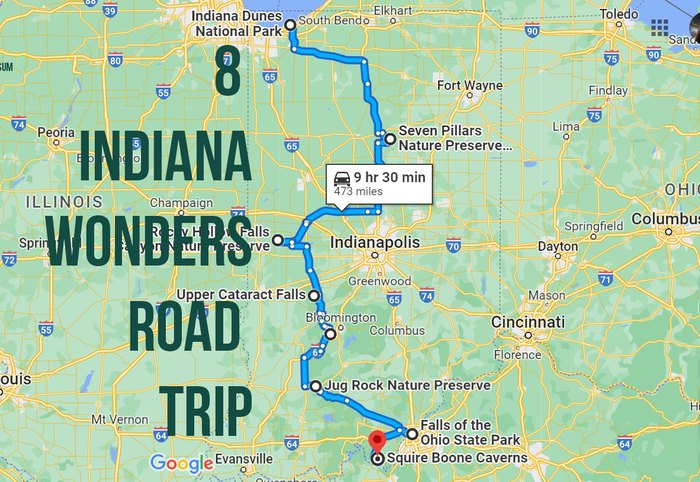 Check Out All Our Natural Wonders On This Scenic Road Trip In Indiana