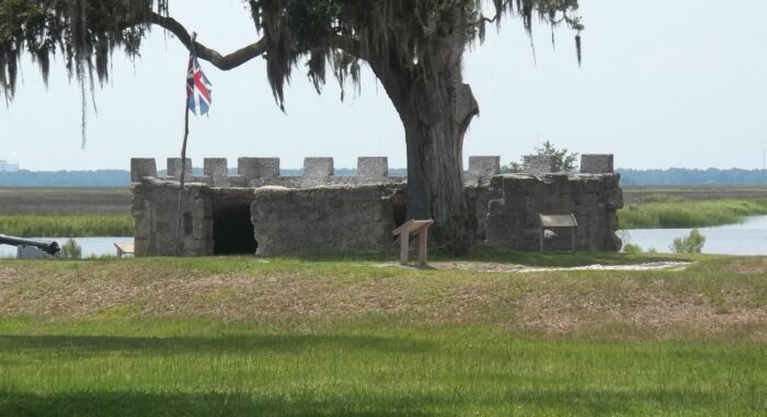 Fort Frederica is a historic landmark near Brunswick, Georgia
