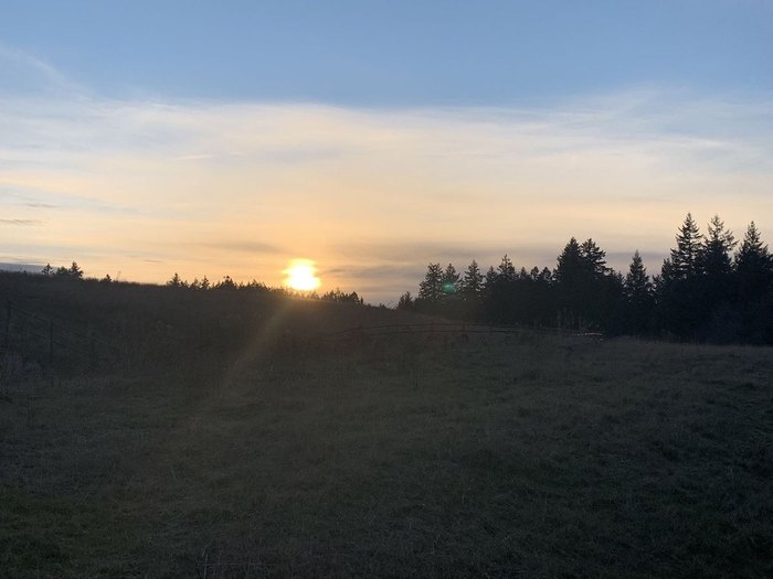 The perfect snowy sunrise to start the week. // Photo: @zakstonephotography  // Location: Oregon