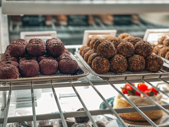 These truffles are among the selection of epic desserts in Minnesota at Cafe Latte