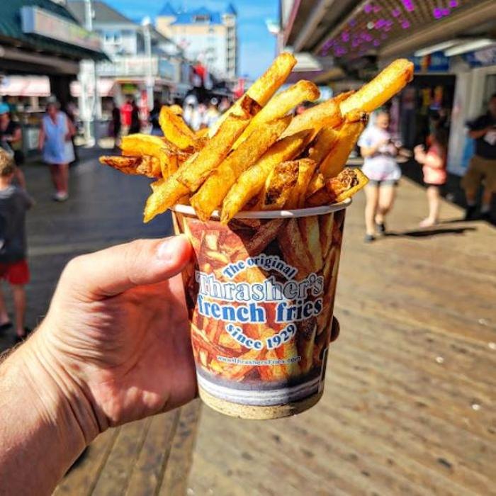 Thrasher's fries are an iconic dish from Delaware's Culinary Coast