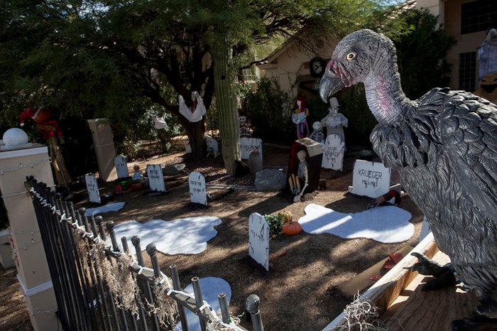 Study shows Halloween decorations are not a big priority in Arizona