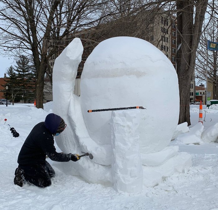 This Unique Competition Has The Best Snow Sculptures In Iowa