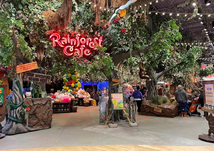 Visiting the last Rainforest Cafe in Illinois