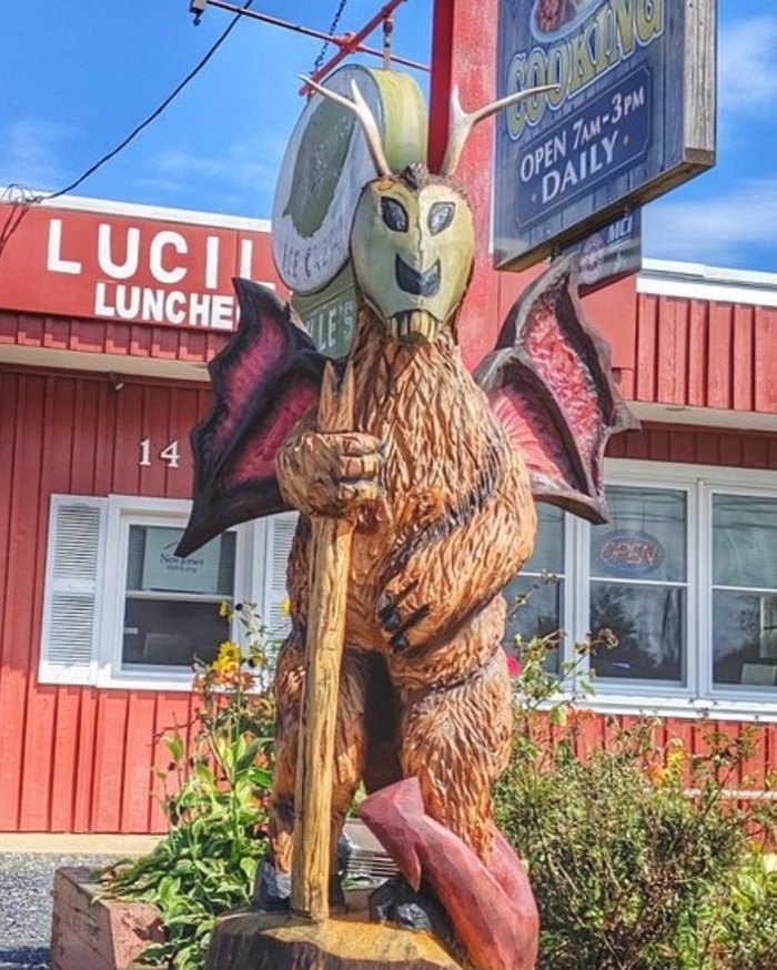 Iconic Jersey Devil statue stolen from Lucille's Luncheonette near the  Jersey Shore