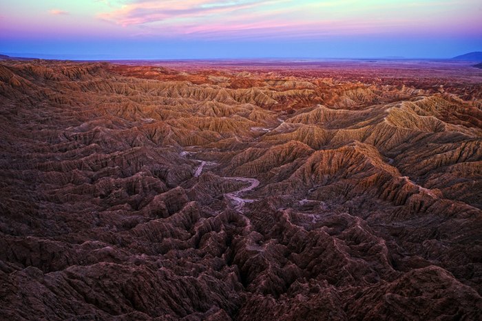 Badlands In Southern California That Look Like Another Planet