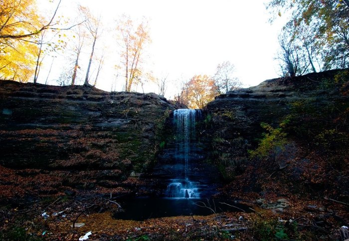Days Dam Hides A Little Known Waterfall Near Cleveland