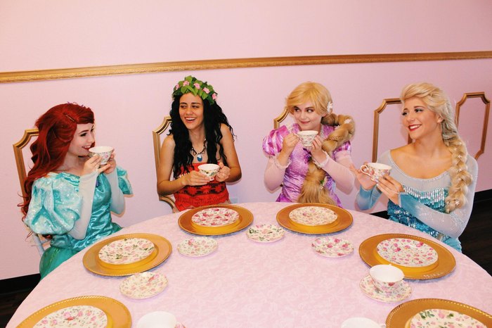 princess-themed party in Arkansas