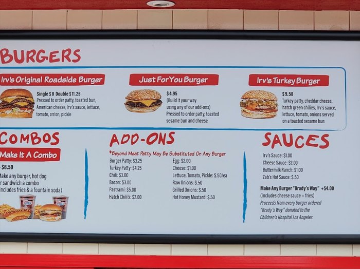 The Menu' and Irv's Burgers to Offer 'Just a Well-Made Cheeseburger