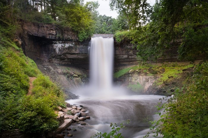 Waterfall at Minnehaha Falls, Minnesota