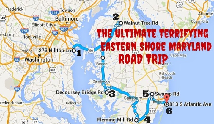 Take A Terrifying Eastern Shore Maryland Road Trip That May Just Haunt Your Dreams