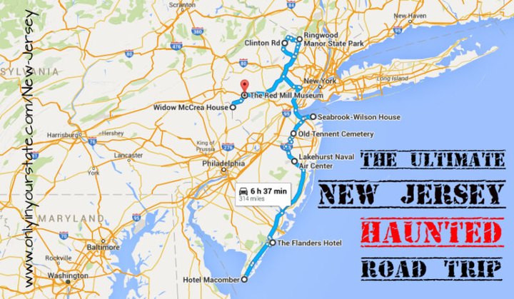 Here's The Ultimate Terrifying New Jersey Road Trip And It'll Haunt Your Dreams