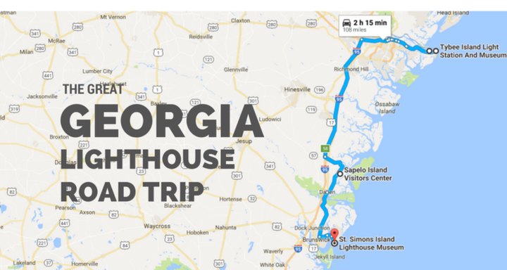 The Lighthouse Road Trip On The Georgia Coast That's Dreamily Beautiful
