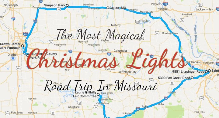 The Christmas Lights Road Trip Through Missouri That's Nothing Short Of Magical