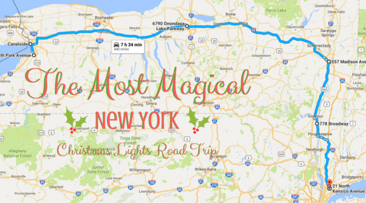 The Christmas Lights Road Trip Through New York That's Nothing Short Of Magical