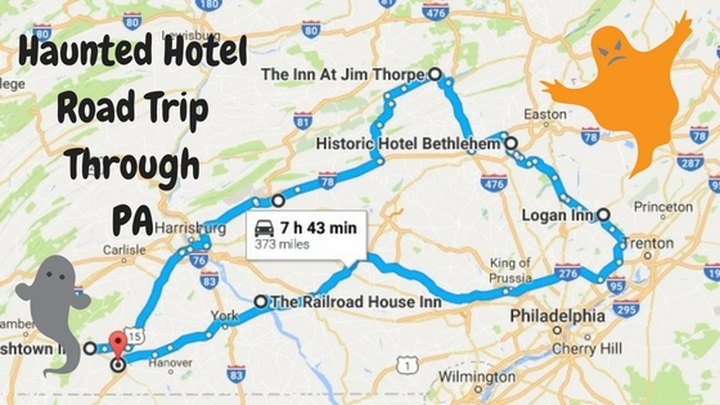 The Haunted Hotel Road Trip Across Pennsylvania That Will Give You Nightmares