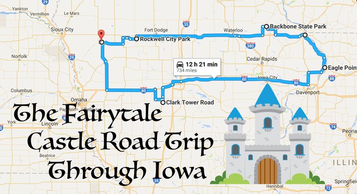 This Road Trip To Iowa's Most Majestic Castles Is Like Something From A Fairytale
