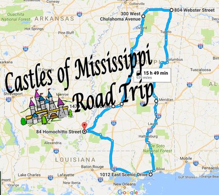 This Road Trip To Mississippi’s Most Majestic Castles Is Like Something From A Fairytale