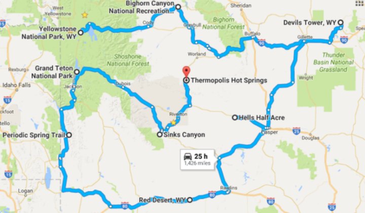 The Natural Wonders Road Trip Will Show You Wyoming Like You've Never Seen It Before