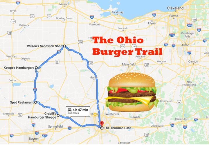 Take This Ohio Burger Trail For A Tasty Road Trip That Will Leave You Happy And Full
