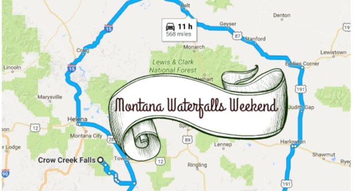 Here’s The Perfect Weekend Itinerary If You Love Exploring Montana’s Waterfalls