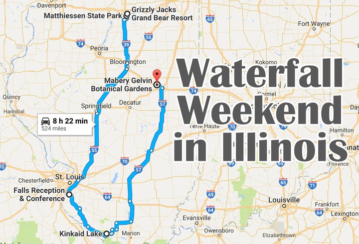 Here's The Perfect Weekend Itinerary If You Love Exploring Illinois's Waterfalls