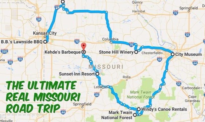 Take This Ultimate Weekend Road Trip To Show A Visitor The Real Missouri