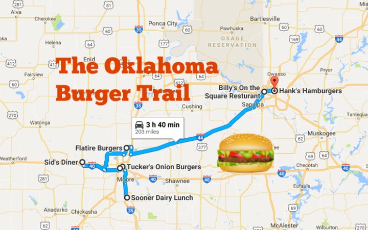 There's Nothing Better Than This Mouthwatering Burger Trail In Oklahoma