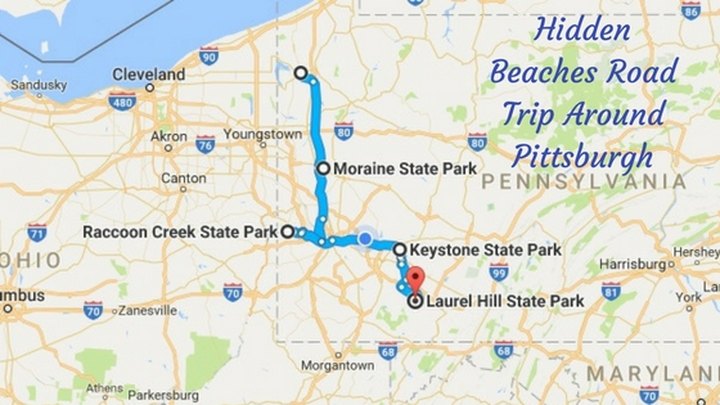 The Hidden Beaches Road Trip That Will Show You Pittsburgh Like Never Before