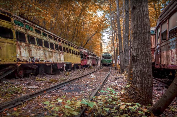 There's A Mass Trolley Grave Hiding Deep In The Forest Of Pennsylvania And Most Don't Know It Exists