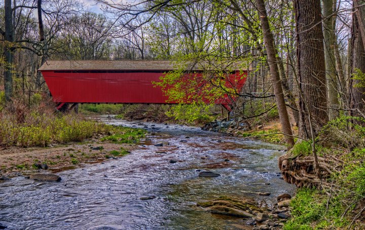 The Sinister Story Behind This Popular Maryland Covered Bridge Will Give You Chills