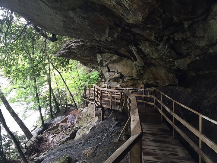 Hiking To This Above Ground Cave In West Virginia Will Give You A Surreal Experience