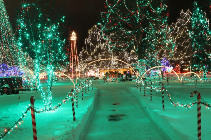 Take An Enchanting Winter Walk Through La Crosse's Rotary Lights In Wisconsin